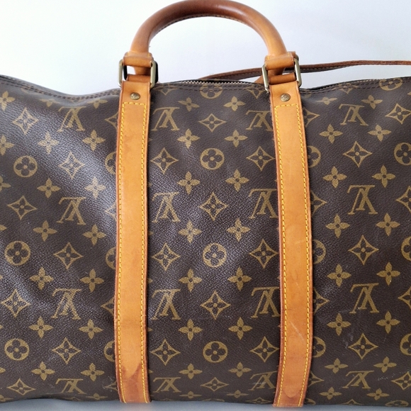 Louis Vuitton vintage travel duffle bag with accessories - Picture 3 of 16